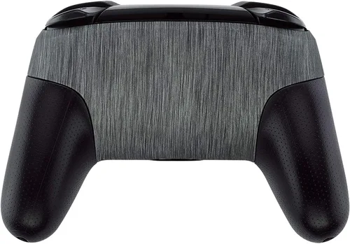 Vista 6 de eXtremeRate - Carcasa de repuesto para controlador NS Switch Pro diseño de plata cepillada carcasa de repuesto para controlador NS Switch Pro