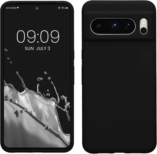 Vista 51 de kwmobile Funda compatible con Google Pixel 7 Pro - Funda de silicona TPU con acabado suave - Piedra antigua