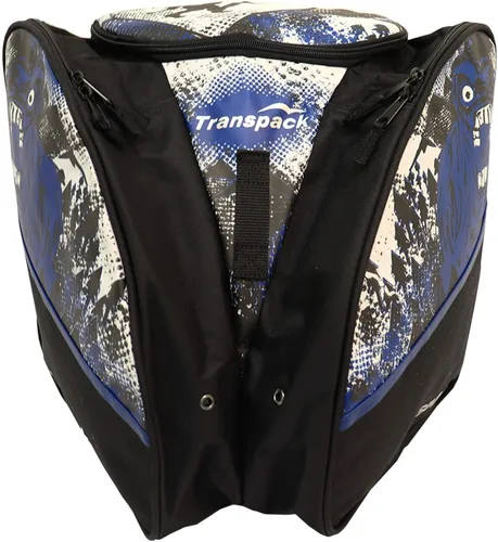 Vista 15 de TRANSPACK Edge Junior - Mochila para botas de esquí y snowboard, resistente al agua, 33 L, bolsa de mochila Blanco (White Snowflake)