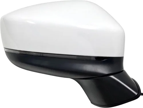 Vista 16 de Espejo lateral del conductor Spieg para Mazda CX-5 2017-2024 con monitoreo de punto ciego BSM, ajuste eléctrico, calefactado, luz de señal de giro