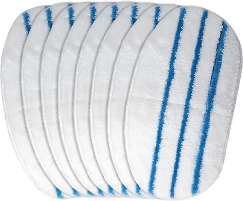 Vista 8 de F Flammi Paquete de 12 almohadillas de repuesto para trapeador de vapor PurSteam ThermaPro 10 en 1, almohadillas de vapor lavables y reutilizables
