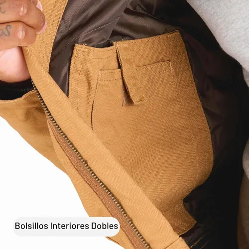 Vista 9 de Overol térmico para hombre de Berne Negro