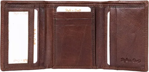 Vista 5 de Style n Craft Trifold Leather Wallet