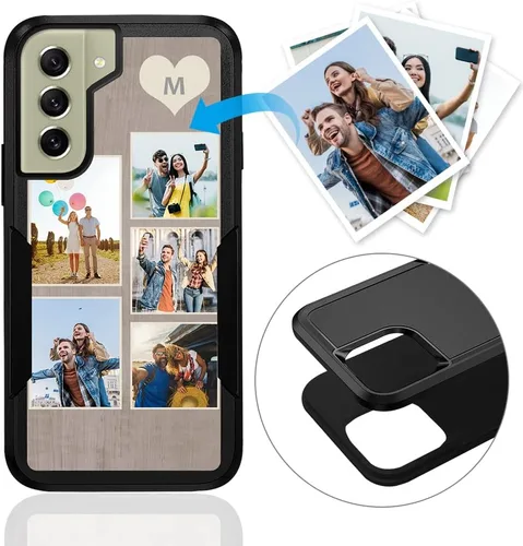 Vista 116 de Funda de teléfono personalizada para Galaxy S20 FE 5G, funda para teléfono multifoto, funda protectora resistente de doble capa a prueba de golpes