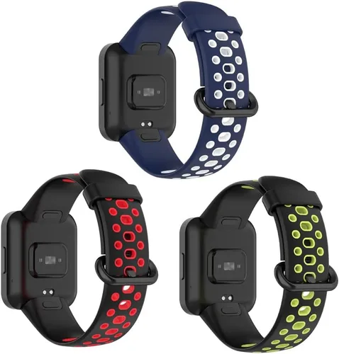 Vista 17 de Senter Correa de repuesto deportiva de silicona suave para reloj inteligente Redmi Watch 2 Lite 10 pzas