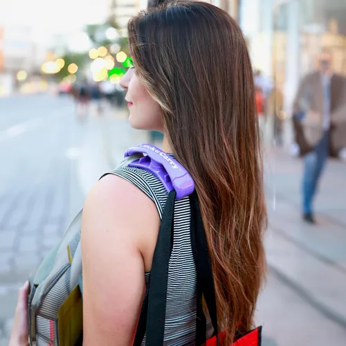 Vista 3 de Click & Carry Grocery Bag Carrier - As seen on Shark Tank, Soft Cushion Grip, Hands Free Grocery Bag Carrier, Plastic Bag Holder, Haul Sports Gear