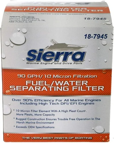 Vista 2 de Nuevo Sierra 18-7945 - Filtro separador de agua para combustible SIE 7945 (4 unidades)