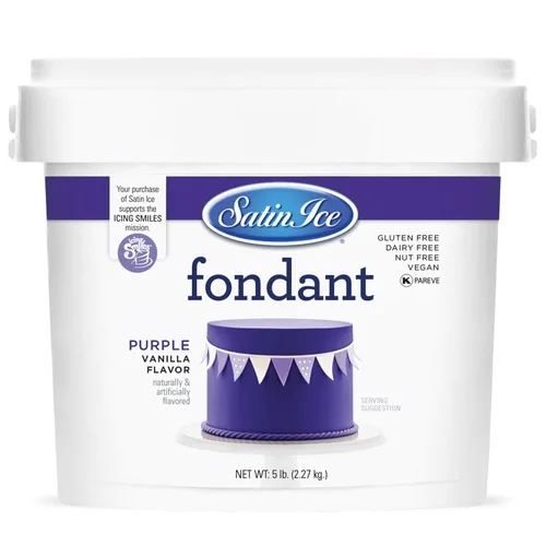 Vista 29 de Satin Ice - Fondant de café moca y menta Blanco