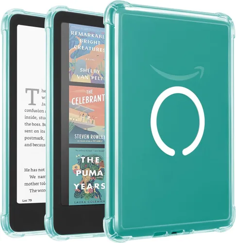 Vista 16 de iDLEHANDS Funda magnética transparente para Kindle Paperwhite de 7" de 12ª generación 2024 y Kindle Colorsoft - con AirBag compatible con iPhone