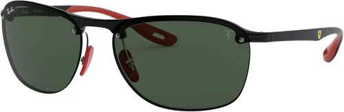 Vista 2 de Ray-Ban RB4302m Scuderia Ferrari Collection - Gafas de sol cuadradas para hombre