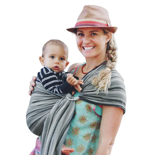 Vista 15 de Transportador de bebé con eslinga anillo soporte para cadera para bebés y niños pequeños, Autumn Carrier for Newborns Infants Toddlers, Adjustable