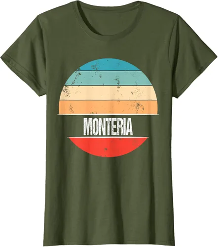 Vista 19 de Camiseta Montería Colombia City Trip, Negro