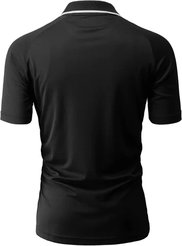 Vista 4 de H2H Polo de manga corta para hombre ligero de varios estilos