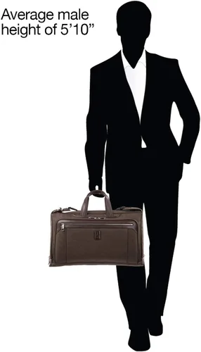 Vista 6 de Travelpro Platinum Elite - Bolsa de mano de tres pliegues, para hombres y mujeres, Espresso intenso, Platinum Elite - Bolso de mano de tres pliegues
