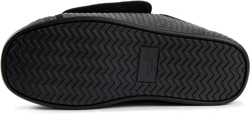 Vista 4 de Zapatilla adaptable antideslizante de ancho amplio para diabéticos con cierre de velcro ajustable para hombre