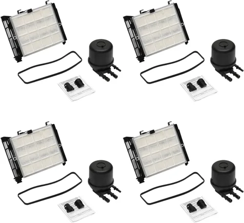 Vista 9 de Separador de agua con filtro de combustible diésel de 6.7 Power-stroke │Reemplazo para motores diésel Ford F250 F350 F450 F550 Super Duty V8