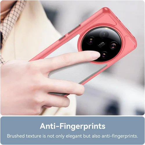 Vista 5 de Funda transparente para Xiaomi 13 Ultra, funda Mi 13 Ultra 2304FPN6DC con protector de pantalla HD, a prueba de golpes de PC duro transparente +
