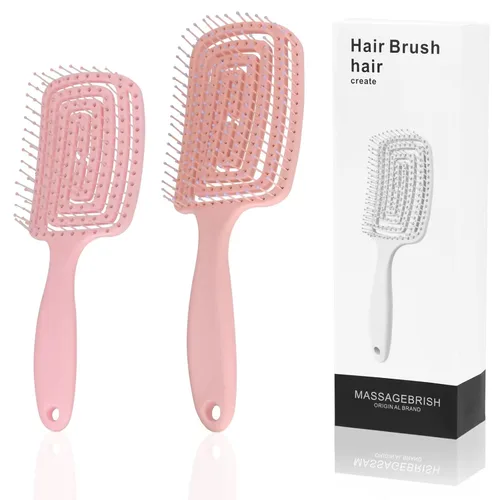 Vista 9 de El cepillo desenredante, cepillo desenredante para cabello seco y húmedo para todo tipo de cabello, ideal para hombres, mujeres, niños y niñas