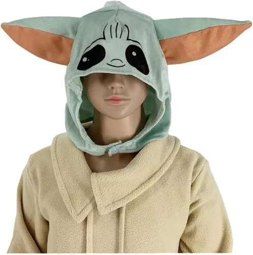 Vista 6 de Quenny Disfraz de Star Wars para niños disfraz de cosplay de extraterrestre de Yoda Jedi