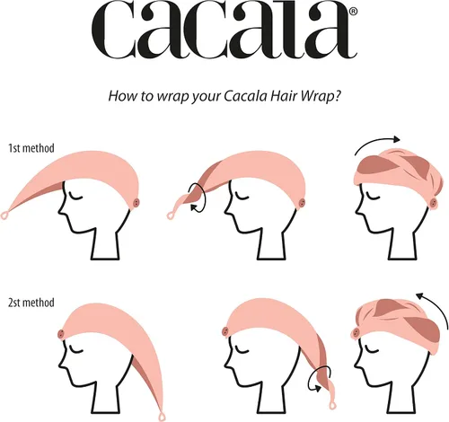 Vista 7 de Cacala Gorro de ducha de tela de rizo para mujer, toalla de lujo para el cabello, envolturas para el cabello sin encrespamiento para mujer, cabello