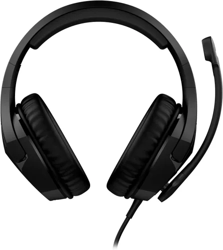 Vista 7 de HyperX Cloud Stinger S - Auriculares para juegos, para PC, sonido envolvente virtual 7.1, ligeros, espuma viscoelástica, cuero sintético suave