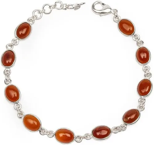 Vista 4 de Pulsera de piedras preciosas, pulsera ajustable de enlace, superposición de plata, joyería hecha a mano, bisel, regalo para ella, regalo de Navidad