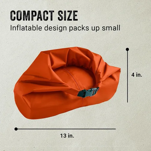 Vista 2 de Coleman Kompact - Colchoneta inflable para campamento con válvula de aire integrada y bolsa de transporte incluida, no necesita bomba, parte