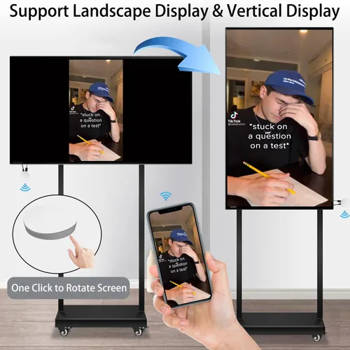 Vista 4 de Adaptador de pantalla HD inalámbrico 5G 4K Espejo de pantalla fundida Dongle Reciever Soporte Miracast DLNA Airplay para iOS Android Phone Tablet