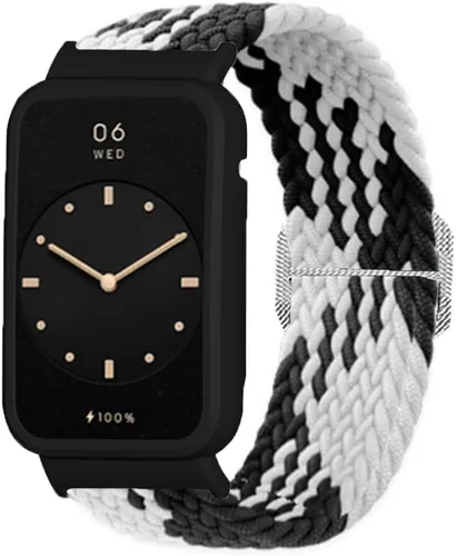 Vista 12 de Senter Correa de repuesto de liberación rápida de nailon suave para Huawei Band 7 pro Smart Watch