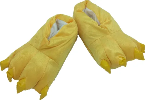 Vista 35 de Zapatos de casa cálidos de felpa con pies de animales para disfraz