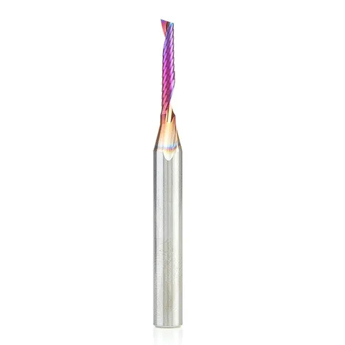 Vista 18 de Amana Tool Spektra 51412-K, 51412-K, 3/16 D x 5/8 CH x 3/16 SHK x 2 pulgadas de largo, acabado de espejo