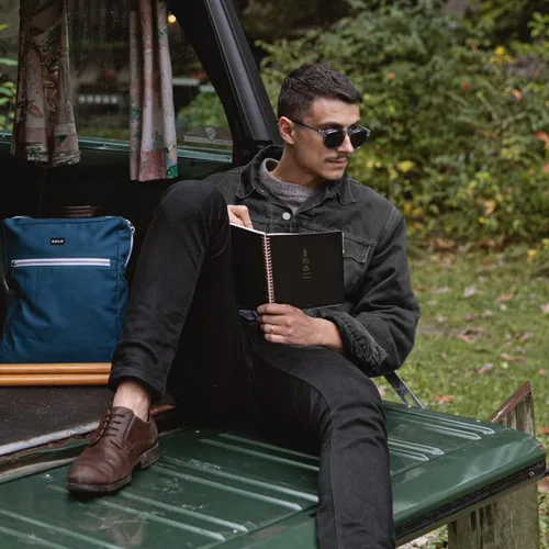 Vista 8 de Kolo Webster - Gafas de sol premium estilo clásico en forma cuadrada fabricadas en Italia Gris Cristal Universal