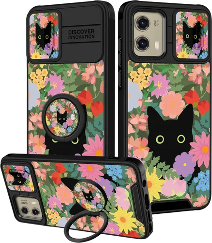 Vista 73 de Funermei Funda para Moto G Stylus 5G 2022, funda para teléfono con diseño de calavera de esqueleto para mujeres y niñas, diseño gótico, Como