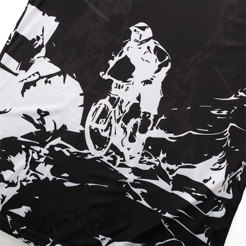 Vista 14 de Hotlion Camiseta de ciclismo para hombre, manga larga, MTB Motocross, ropa de carreras todoterreno