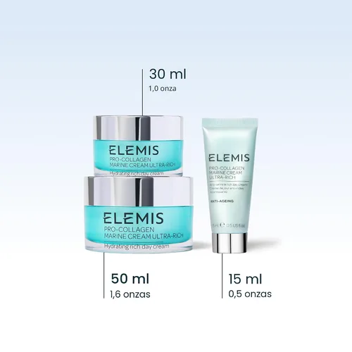 Vista 6 de ELEMIS Pro-Collagen Marine Cream Ultra Rich – Deeply Hydrating Anti-Wrinkle Cream for Dry Skin, Firms, Smooths and Nourishes Dry Skin