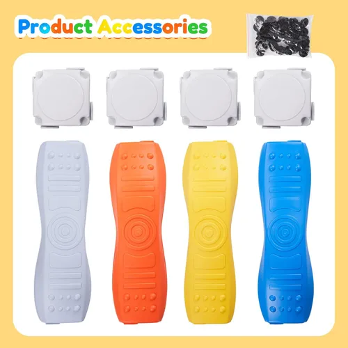 Vista 7 de Kids Balance Beam and Stepping Stones, 8 Pcs Toddler Balance Beam, Non-Slip Plastic Stepping Stones, Sensory Toys for Toddlers, Kids,Active Play for