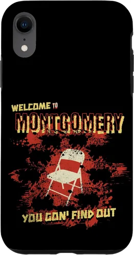 Vista 8 de iPhone 14 Bienvenido a Montgomery White Chair Funny Battle of Montgomery Case