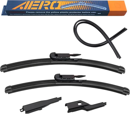 Vista 11 de AERO Avenger - Limpiaparabrisas prémium de 24 + 22 pulgadas para todas las estaciones, repuesto del fabricante original del equipo original