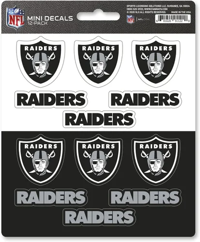 Vista 14 de FANMATS NFL - Mini calcomanías unisex para adolescentes de la NFL, paquete de 12