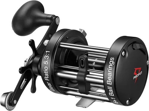 Vista 13 de Piscifun Chaos XS Carrete de Pesca Baitcasting, Carrete Baitcaster Redondo de Cuerpo Metálico Reforzado, Carrete Suave y Potente para Agua Salada