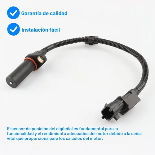 Vista 3 de Sensor de posición del cigüeñal, sensor de manivela 391802B000, 39180-2B000 Compatible con Hyundai Kia - 2012-2019 Accent Rio, 2011-2020 Elantra