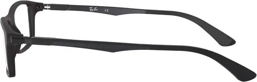 Vista 4 de Ray-Ban Monturas unisex para adultos RX7017 lentes graduados negro matedemo 2126in de EE UU Negro matelente de demostración