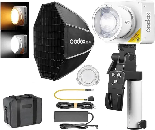 Vista 12 de Godox ML100Bi 120W bicolor LED luz de vídeo