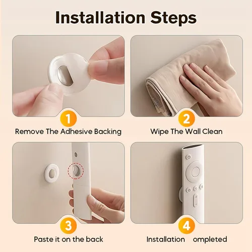 Vista 7 de BusyLive 2025 Nuevo Soporte Magnético para Mando a Distancia, Organizador de Mando a Distancia de Silicona, Soporte de Cargador de Mando a Distancia
