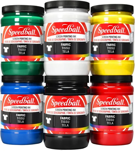 Vista 13 de Speedball Tinta de impresión de pantalla de tela, 8 onzas, color negro para impresión de camisetas y serigrafía