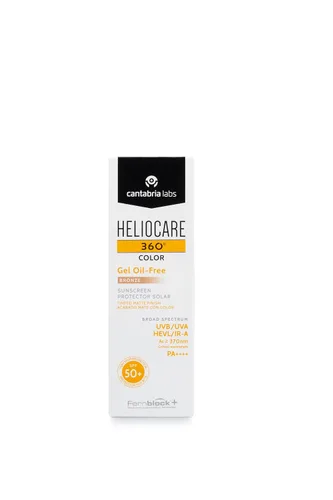 Vista 2 de Heliocare Gel de 360 colores sin aceite Spf50 + Bronce 1.7 fl oz