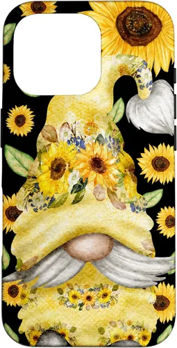 Vista 20 de Sunflower Gnome for Summer Garden Mom Cute Floral Pattern Case for iPhone 17