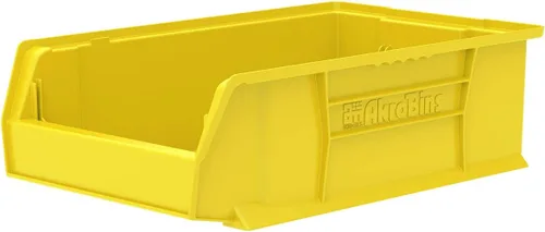 Vista 9 de Akro-Mils 30280 AkroBins contenedores de almacenamiento de plástico de gran tamaño, contenedores apilables que ahorran espacio para garaje, aula