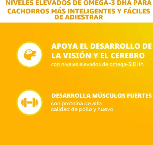 Vista 4 de IAMS Proactive Health - Alimento seco para cachorros de raza grande, pollo, 15 libras Real chicken #1 ingredient, Omega-3 DHA for cognitive &