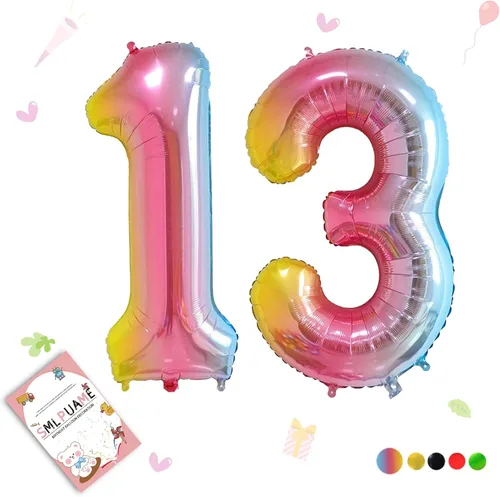 Vista 71 de Globos grandes de 40 pulgadas de números del 0 al 9, globos numéricos para decoración de fiesta de cumpleaños, globos de helio de aluminio